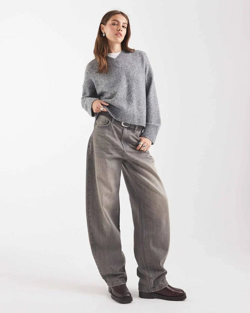 V-Neck Wool Blend Sweater
