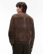 Classic Suede Bomber Jacket