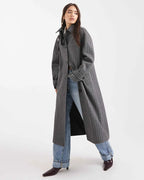 Long Wool Blend Coat