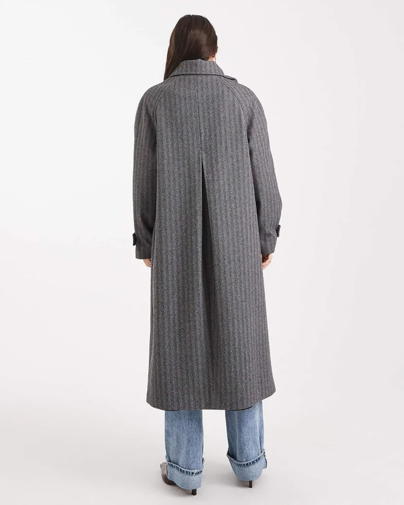 Long Wool Blend Coat