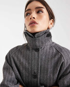 Long Wool Blend Coat